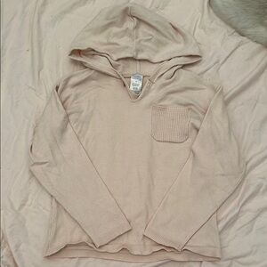 Cozy blush pink waffle knit matching set